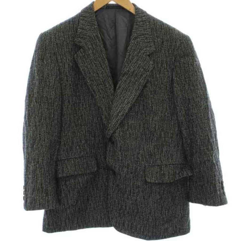 call HICKEY FREEMAN Charcoal Jacket Tailored wool gray silk Direct from Japan Secondhand