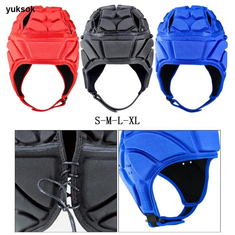Yuksok Density EVA Rugby หมวก Scrum นุ่ม สำหรับการเล่นฟุตบอลและสเก็ตบอร์ด
