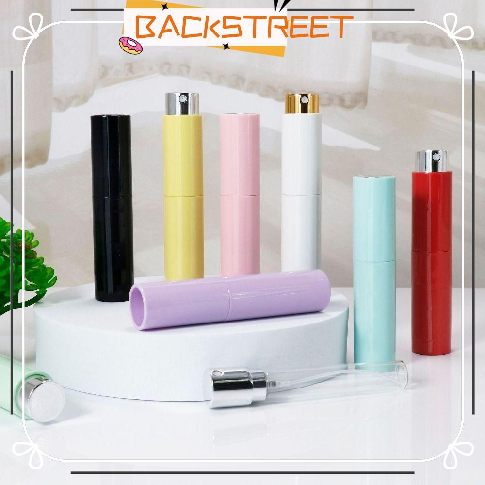 BACKSTAGEREAT Mini Perfume Bottle, Refillable 10ml Spray หมุนขวด, สเปรย์น้ํามันหอมระเหย Atomizer Bot