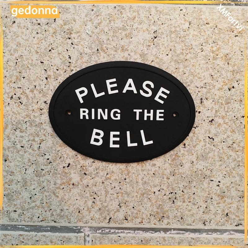 [gedonna] 1x Handmade Please The Outdoor & Indoor Sign หลากสี 12.2 x 9 x 0.4cm