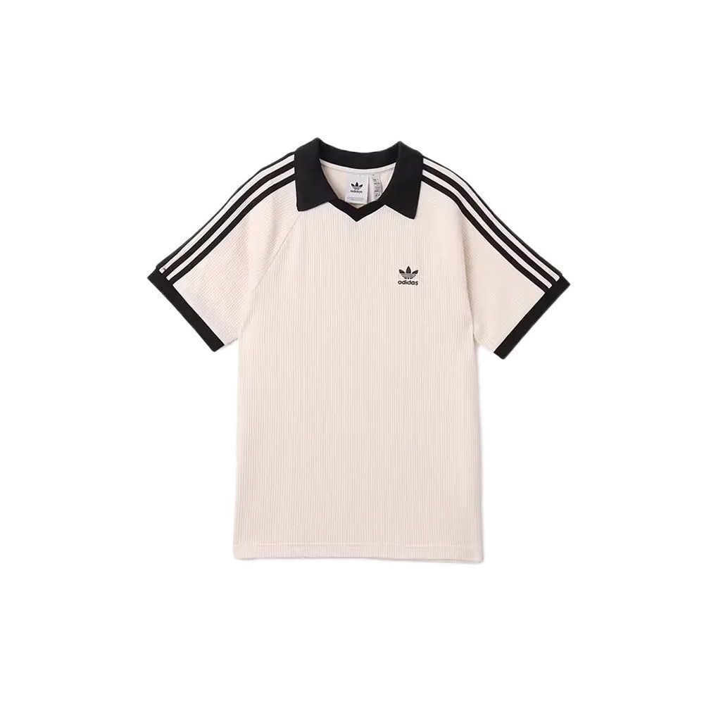 adidas Waffle Short Sleeve Polo White Unused