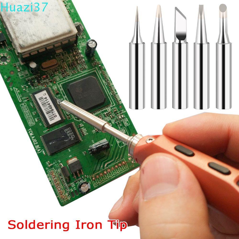 COMAME 10pcs หัวแร้งหัวเชื่อมอุปกรณ์ตะกั่วทองแดงความร้อนภายในสําหรับ 936 853D 8786D Rework Station