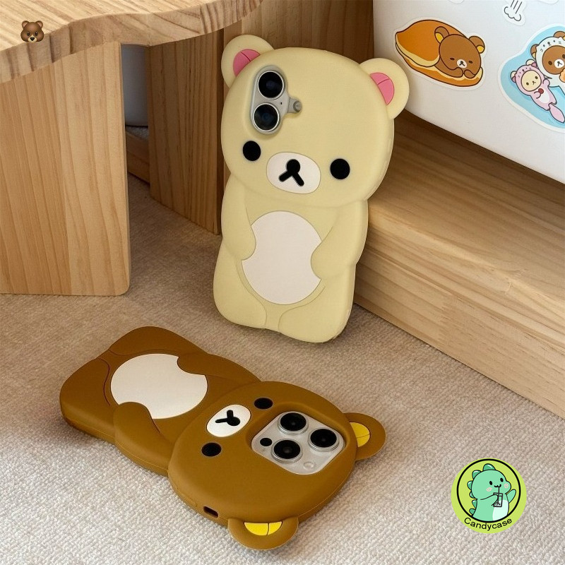 SAMSUNG Rilakkumaซิลิคอนเคสโทรศัพท์สําหรับSamsung Galaxy S25 S24 S23 Plus Ultra S25 + S24 + S23 + 5G