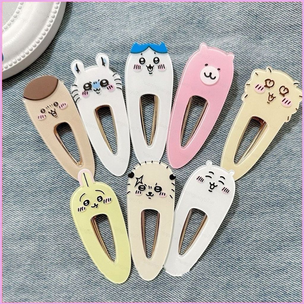 กิ๊บติดผมอะคริลิคน่ารักแบบ Chikawa สำหรับตกแต่งทรงผม