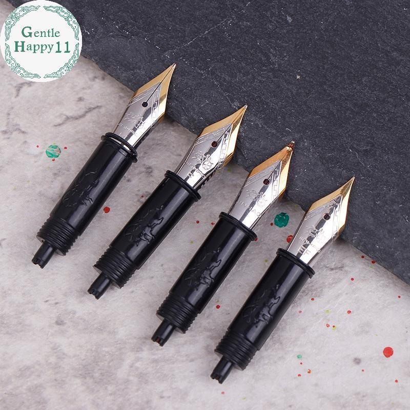 อ่อนโยนมีความสุข1ชิ้น จินห่าว #5 Fountain ปากกา Nibs เปลี่ยนโลหะ EF/F/M สําหรับ 82 88 95 100 Mini ปา