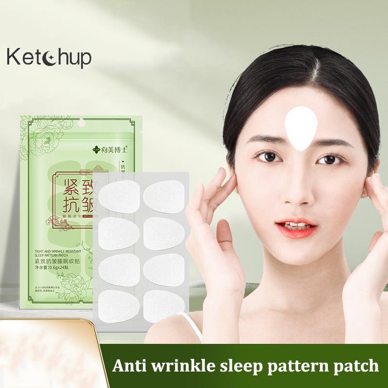 [Ktchup-t] แผ่นแปะกําจัดเส้นหน้าผาก Nasolabial พับไม่มี Essence ริ้วรอย Face Patch Anti-Aging Face Lift Beauty Skin Care Pad Nice