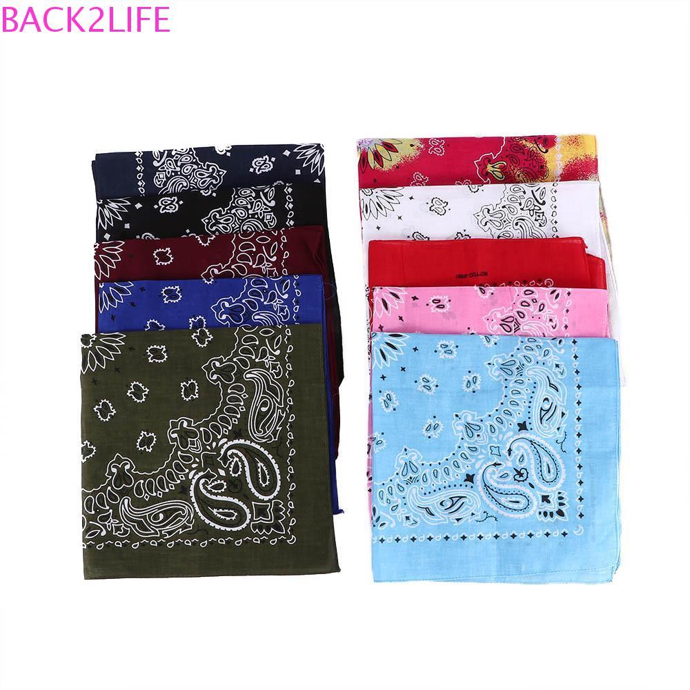 BACK2LIFE ผ้าเช็ดหน้าผู้ชายผู้หญิง Head Wrap คอสายรัดข้อมือ Hip Hop สําหรับ Graffitin B-Boyin กีฬาผ้