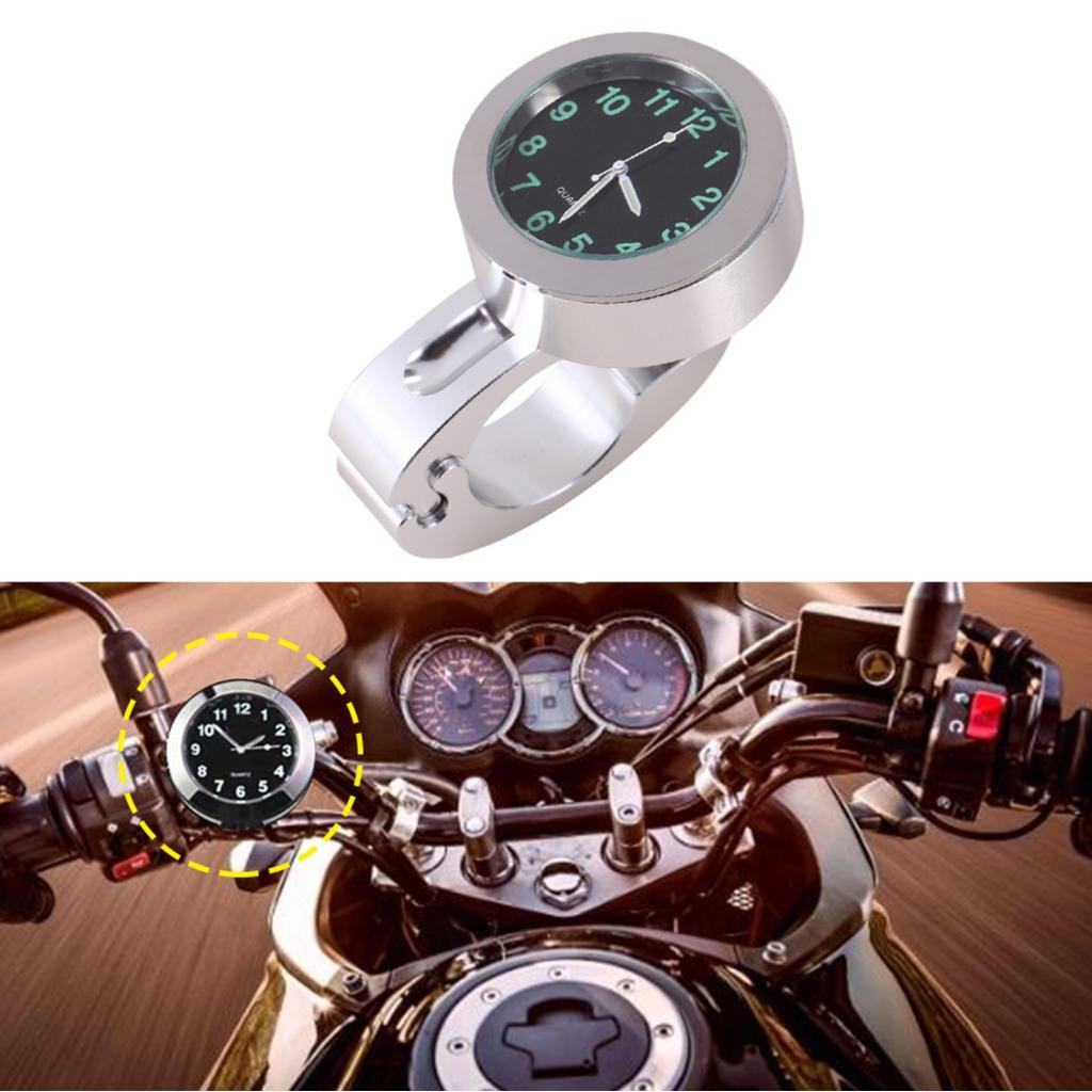 Macopice Keenso นาฬิการถจักรยานยนต์กันน้ํา Handlebar นาฬิกา Billet อลูมิเนียม Fit สําหรับ Most Cruis