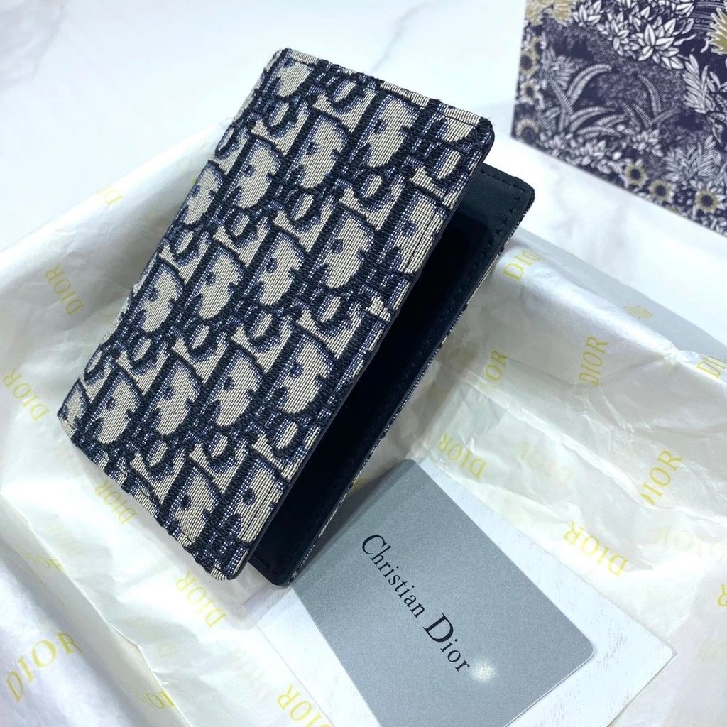 Dior Oblique Oblique Presbyopic Passport Holder Passport Holder Passport Bag Travel Essential Lightw