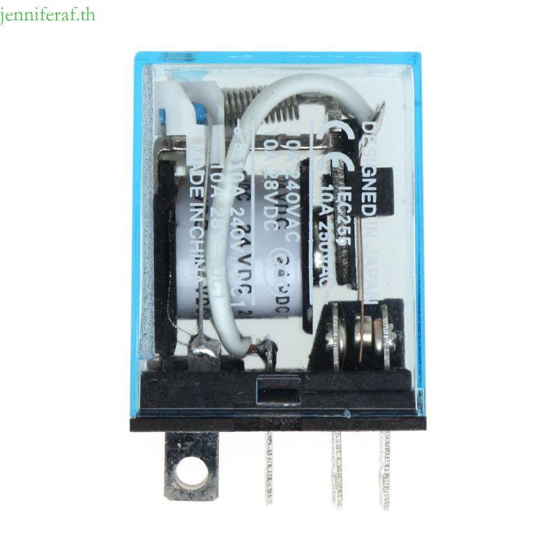 Jenniferaf MY4NJ LY2NJ MY2NJ รีเลย์กําลังไฟระดับกลาง MY4N-J AC 220V สําหรับ DC 24V 10A 8 Pin