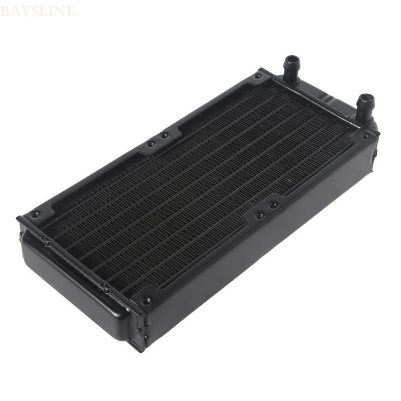 BAYSLI หม้อน้ําอลูมิเนียม 10 แถวหม้อน้ําแลกเปลี่ยนความร้อนสําหรับ CPU Water Cool System