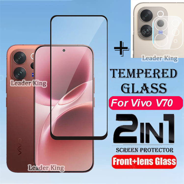 ฟิล์มเต็มจอ กระจก สำหรับ วีโว่ ViVo V70 2026 จักส่งทันที พร้อมส่ง ครบท้วน ฟิล์ม และ เคสใส 033