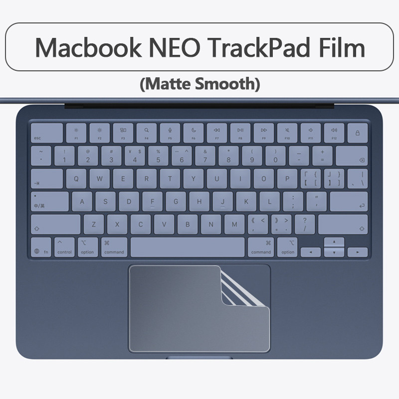 พรีเมี่ยม Matte TrackPad ฟิล์มสําหรับ MacBook Neo 13 2026 A3404 Air Pro Ultra-Thin Anti-Fingerprint ป้องกันผิว