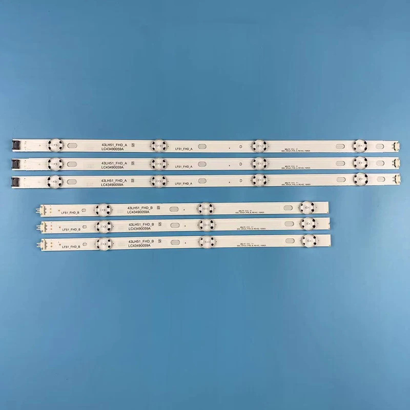 LED strip สําหรับ 43UJ639V 43UJ631V 43LJ5500 43UJ6300 43UJ634V 43LJ624V 43LJ510V 43LJ541V 43LJ5150 4