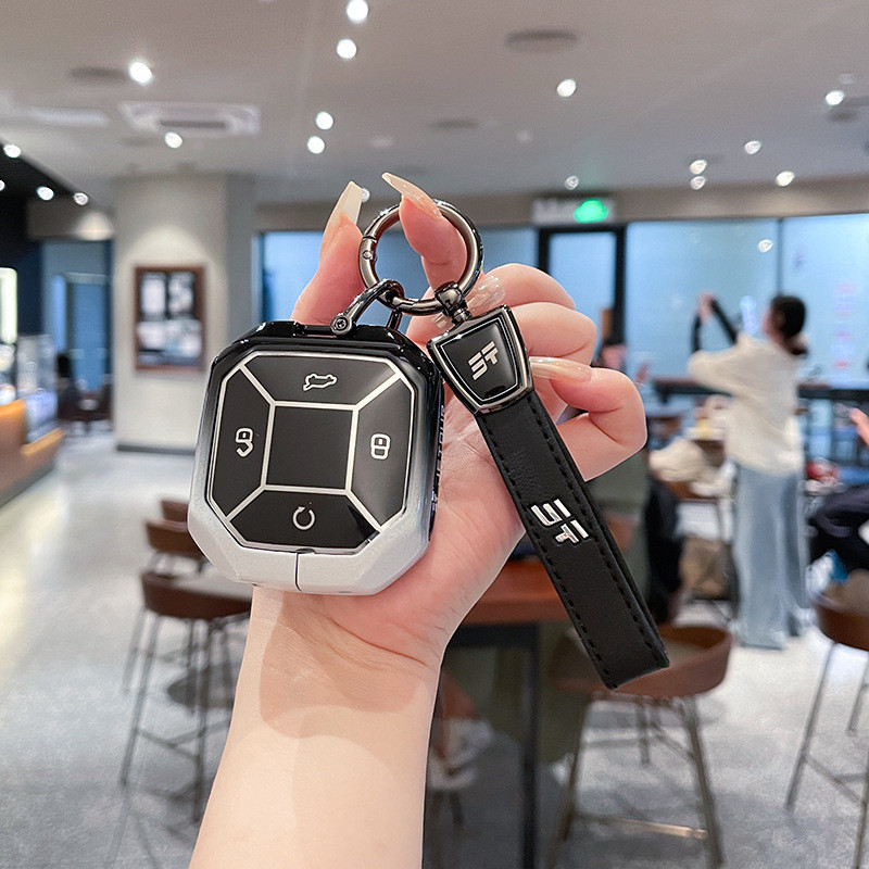 เหมาะสําหรับ 26 ประเภท JETOUR T2 เคสกุญแจ CHERY t2 Gradient Traveler PRO เคสโลหะ