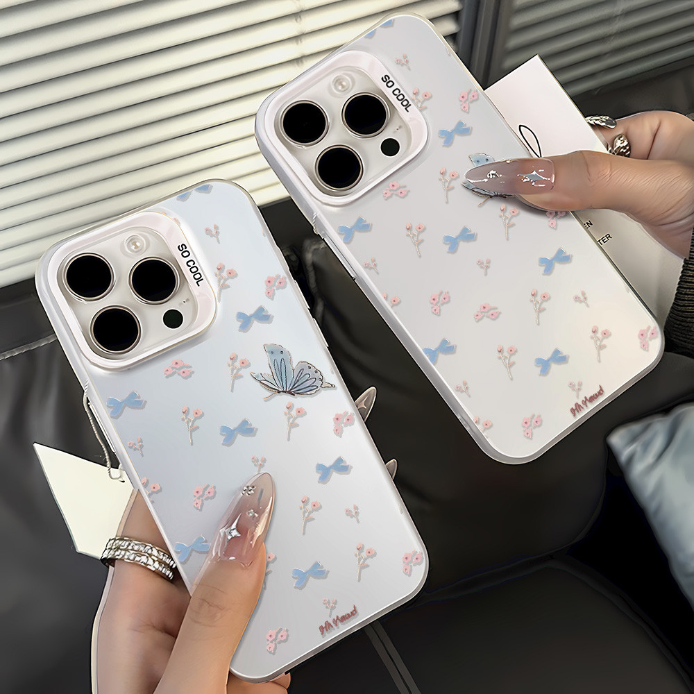ดอกผีเสื้อน้อย Case for VIVO Y19S Y29 Y28 Y32 Y33S Y33T Y21 Y03 Y28S Y17S Y11 Y12 Y15 IMD เคส เงา ผิ
