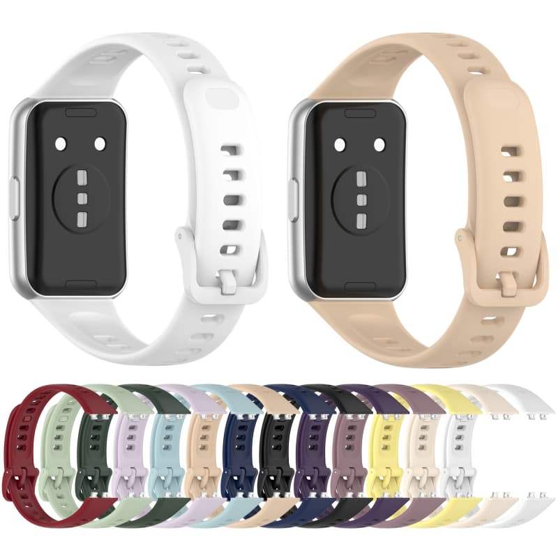 สายรัดซิลิโคนอ่อนนุ่มสําหรับ Huawei Band 11 / Band11 Pro NFC สายรัดข้อมือกีฬาสร้อยข้อมือสมาร์ทวอทช์
