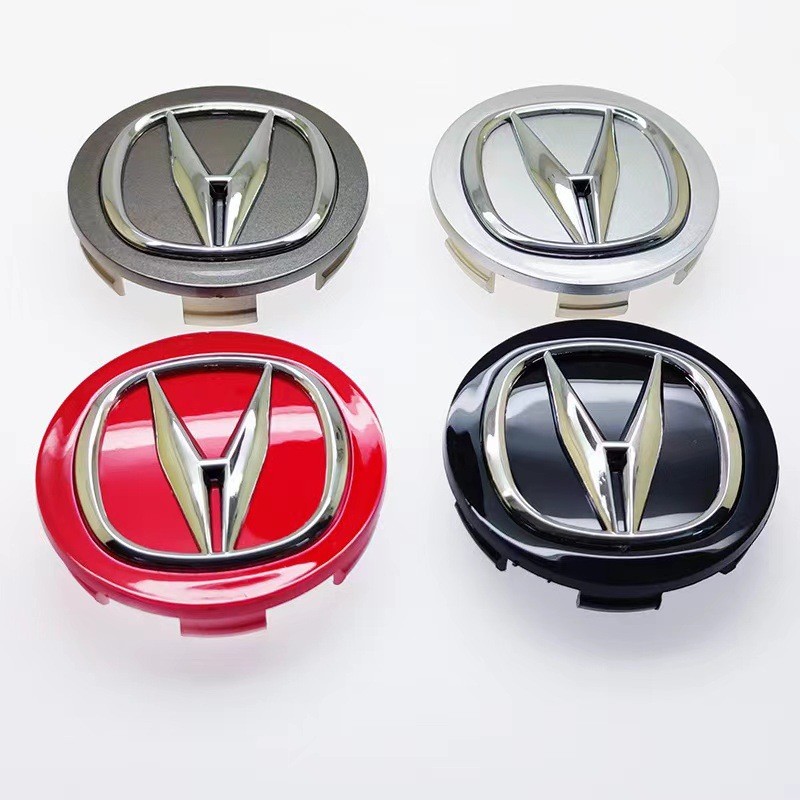 Spot Goods#Suitable for Acura wheel hub caps69mm Tire center cap wheel emblem red chrome modified wh