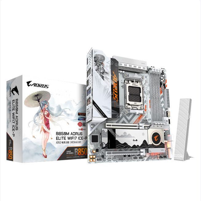 SF Fast Shipping Gigabyte B850M Ice Sculpture Gaming Sculpture Warhawk Ice Falcon Match 9700X 7800X3