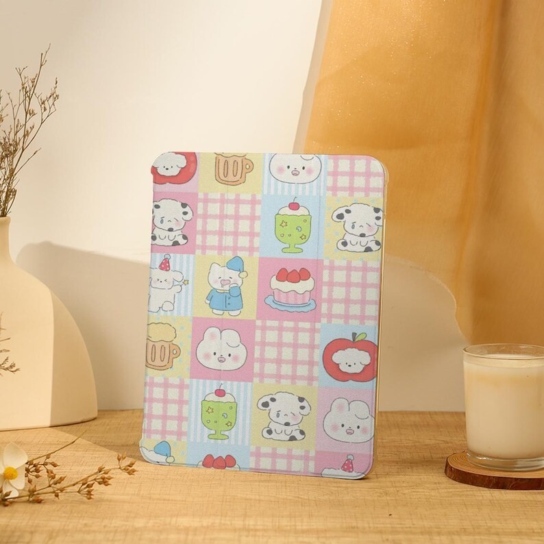 เคส iPad ลายการ์ตูน,เคส iPad Air สําหรับ 13"/11"iPad Pro 2024,13"เคส iPad Air 6,เคส iPad mini 6,10.9
