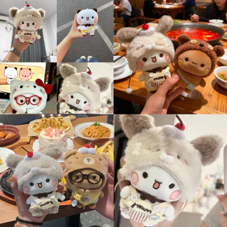 12cm Bubu และ Dudu ตุ๊กตาพวงกุญแจน่ารัก Bubu และ Yier คอสเพลย์ Hello Kitty ของเล่นตุ๊กตาสําหรับสาวคู่ตุ๊กตาของขวัญตกแต่งบ้าน