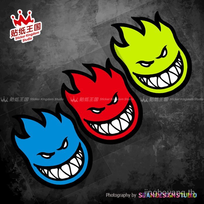 Spitfire Wheels Roller Skate รถจักรยานยนต์ดัดแปลง Body สติกเกอร์รถ