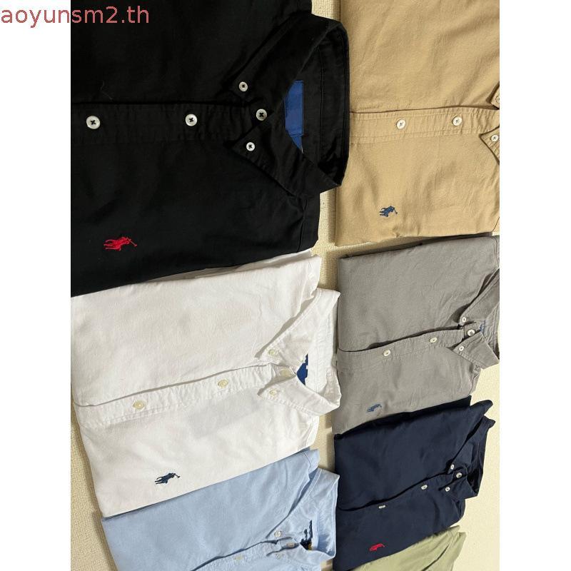 เสื้อเชิ้ตแขนยาว ผ้าOxford(สีดำ)*พร้อมส่ง*