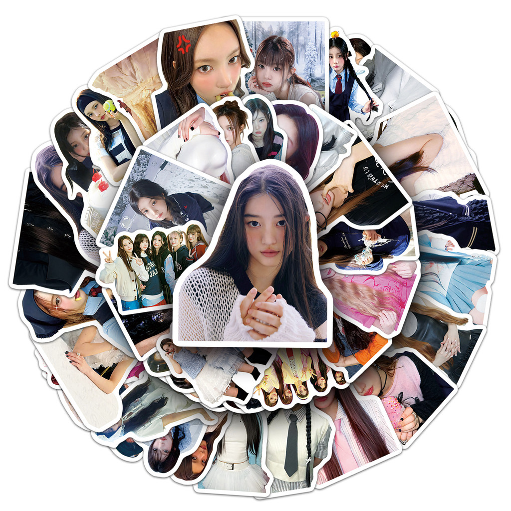 ILLIT สติกเกอร์สาวเกาหลี Group สินค้าสร้างสรรค์ DIY คู่มือ Goo Card