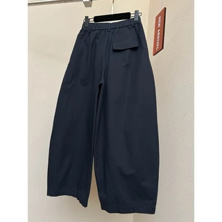 กางเกงขากว้างระดับไฮเอนด์สำหรับคนอ้วนพลัสไซส์ ขนาด M-4XL เหมาะสำหรับใส่ลำลอง