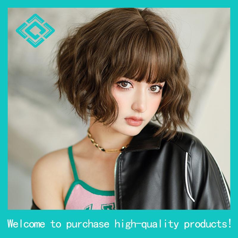 7jhh WIGS D-136 วิกผมสั้นหยักศก สไตล์ยุโรป อเมริกัน สําหรับผู้หญิง