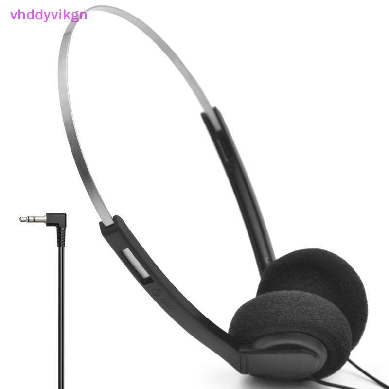 VHDD ญี่ปุ่น Retro หูฟัง Nostalgic ชุดหูฟัง HiFi MP3 Walkman หูฟังกีฬา Photo Props หูฟังแบบมีสายบุคล