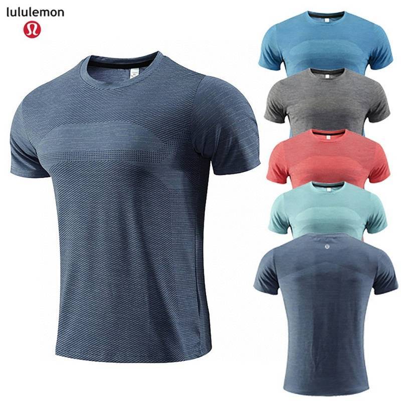 Lu Short-Sleeved Men's Quick Drying Clothes Summer Casual Top Running Sports Mountaineering Outdoor 