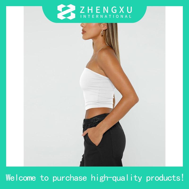 Zena Curve Ruch Tube Top (สีขาว)