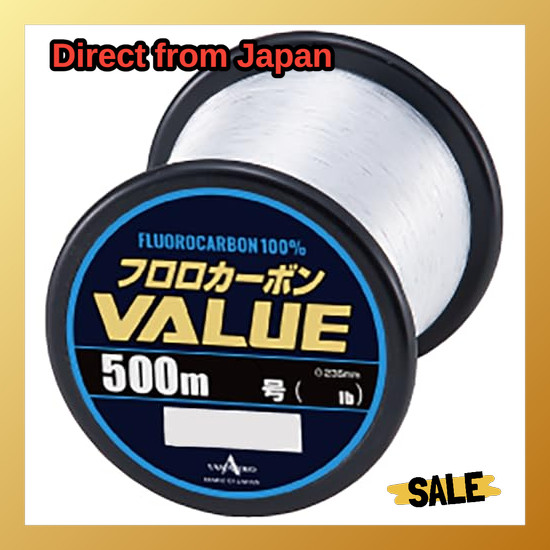 Direct From Japan Yamatoyo Teguz (Yamatoyo) Fluorocarbon VALUE Bobbin wound, transparent, 500m, No. 