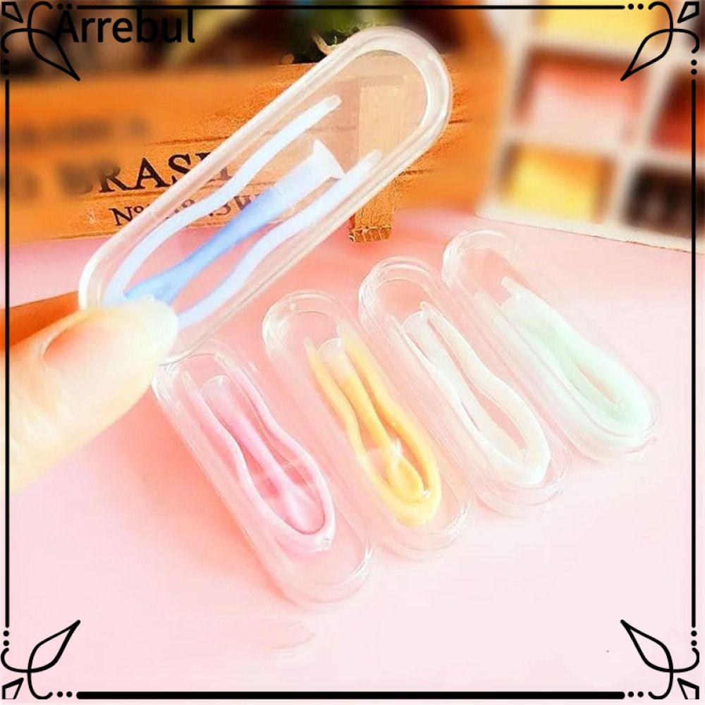 AREBUL 1PC คอนแทคเลนส์, สีทึบสวมใส่เครื่องมือที่ใส่คอนแทคเลนส์, Mini Eyes Care ชิ้นคลิปชุดผู้หญิงผู้