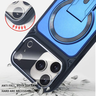 เครื่องจักร สไตล์ฝาครอบเลนส์พลิกเคสโทรศัพท์สําหรับ ไอโฟน 17 16 15 14 13 12 11 มือโปร สูงสุด วงเล็บแม่เหล็กกันกระแทกฝาครอบป้องกัน