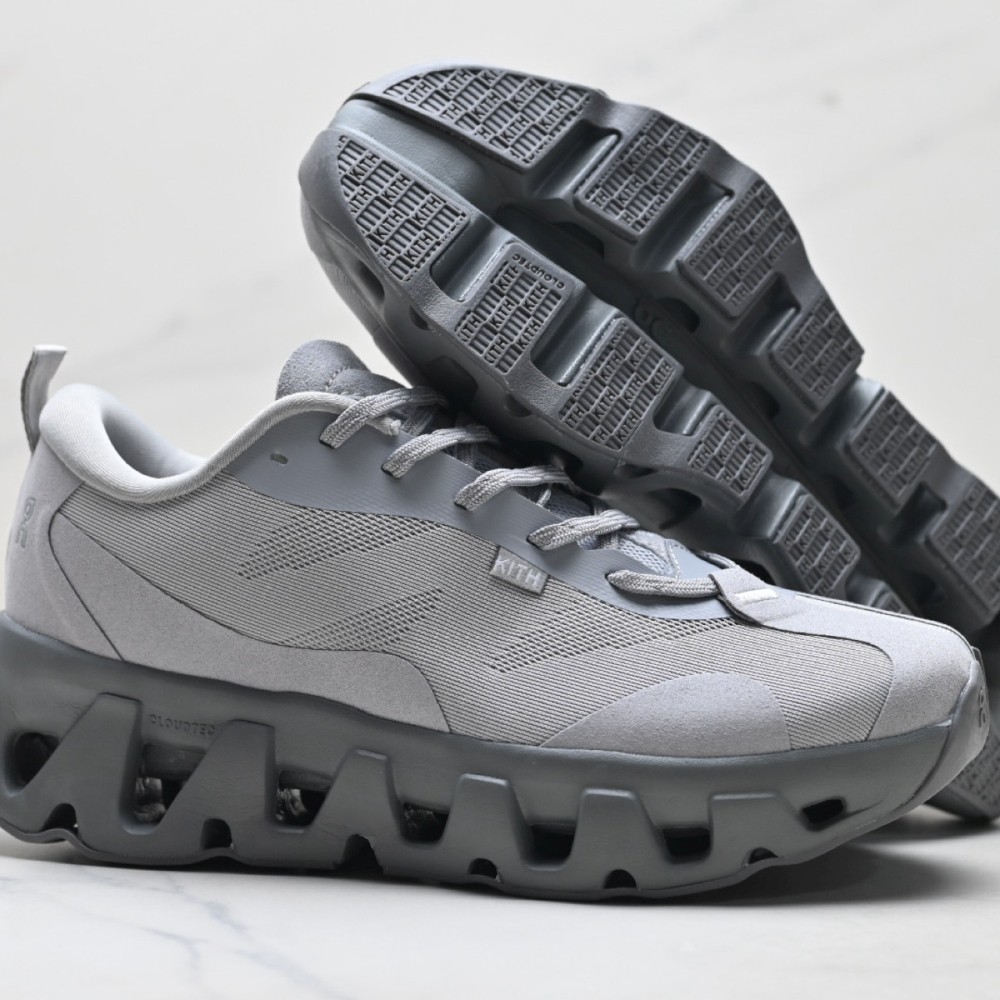On Running x Kith K-Tech 1 รองเท้าวิ่งสําหรับผู้ชายและผู้หญิงรองเท้าผ้าใบ Unisex Couple Life รองเท้าลําลอง ZVCW NHZB ราคา ถูกที่สุด ดีลบีเคเค แกลเลอรีภาพที่ 4