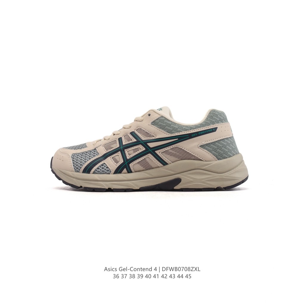 GEL-CONTEND 4 Cushioning Rebound รองเท้าวิ่งระบายอากาศสบาย All-Match T8D4Q-119 UKVS