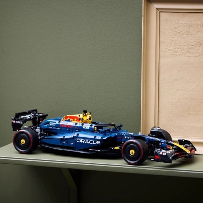 ของแท้ Lego Mechanical Group 42206 Red Bull Fleet RB20 F1 รถแข่งอาคารบล็อกของเล่นของขวัญ