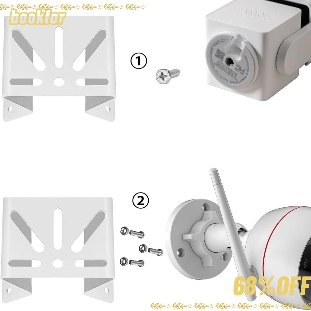 BOOKFOR ขายึดมุม, ขายึดผนังกลางแจ้งแบบติดผนังโลหะ, รองรับกล้องสําหรับ S340 Eufy/PTZ Camera Ring Floo