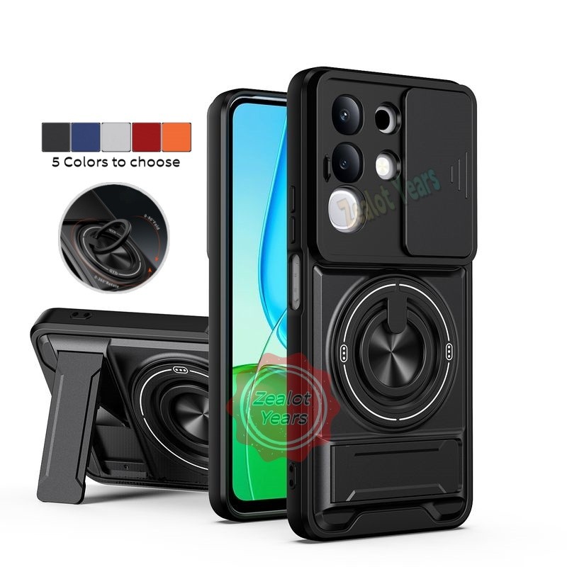 เกราะเคสโทรศัพท์สําหรับVivo Y04 Y04S Y29S Y29T Y05 Y11d Y21 4G 5Gปลอกกันกระแทกสไลด์เลนส์ป้องกันโทรศั