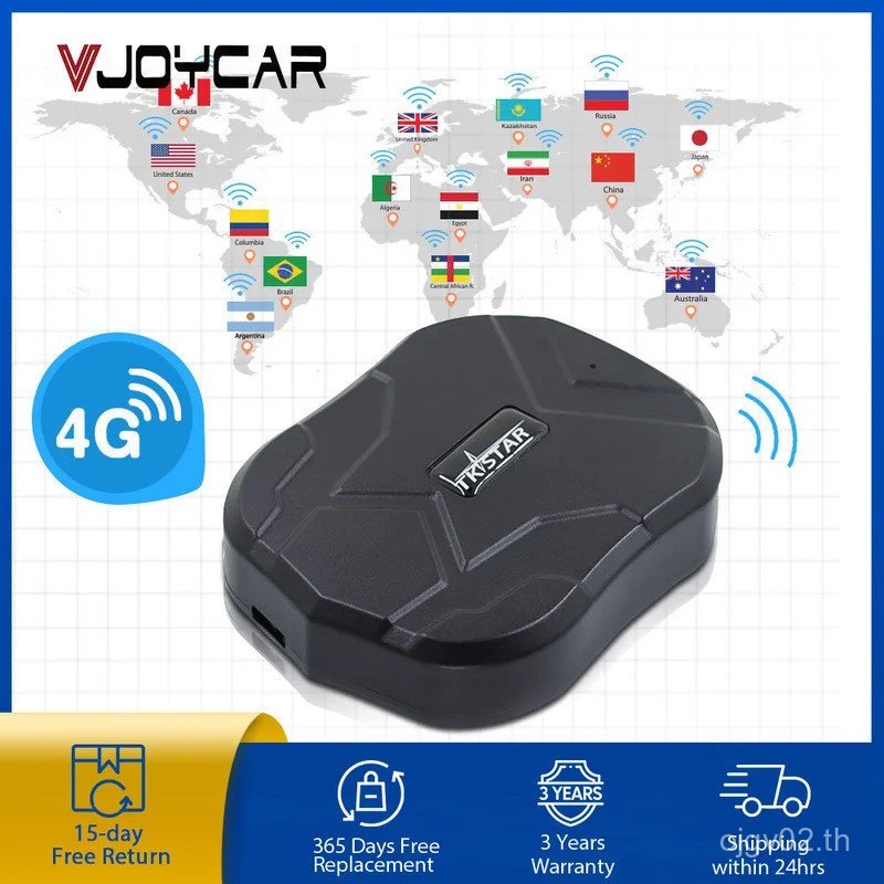 จริง 4G LTE รถ GPS Tracker TKSTAR TK905-4G 5000mAh TK905B 10000mAh แม่เหล็ก GPS Locator กันน้ํา Shak