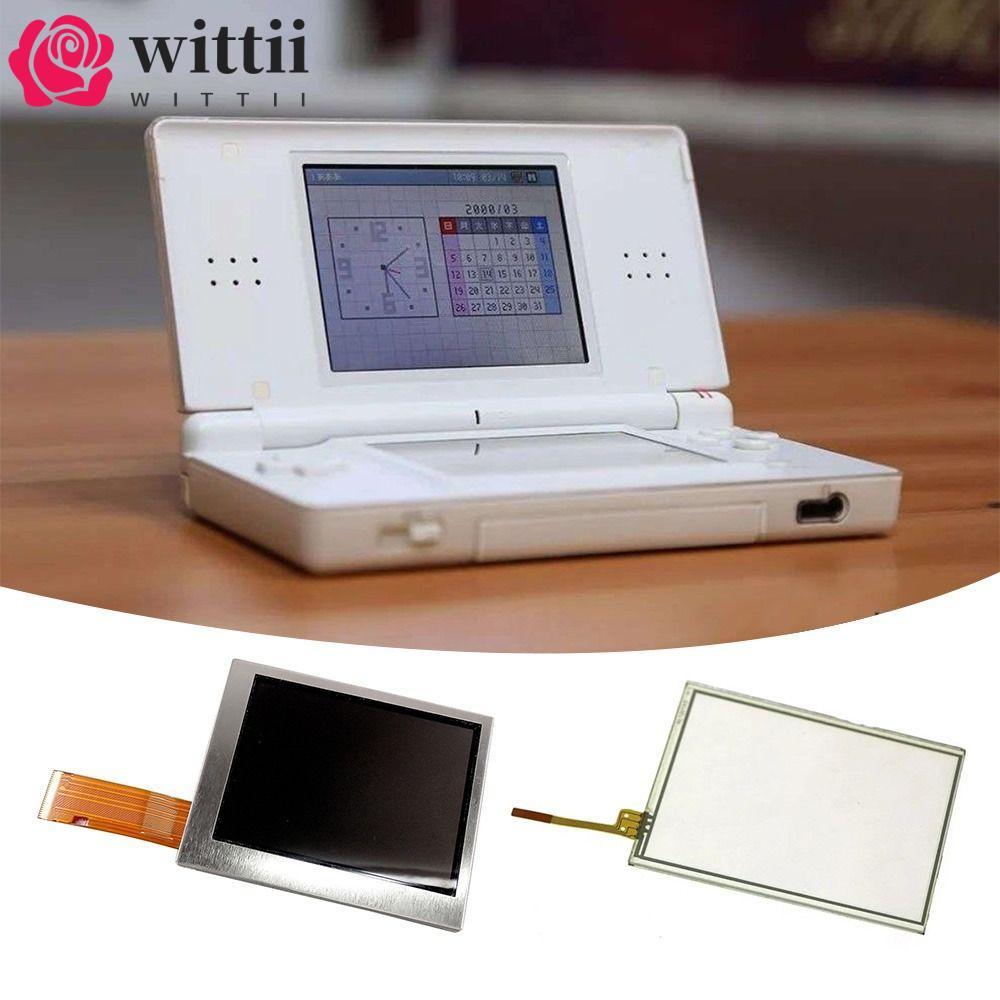 WITTII จอแสดงผล LCD, หน้าจอคอนโซลเกม DIY ดั้งเดิม, ซ่อมอะไหล่หน้าจอ Digitizer สําหรับ DS/NDS
