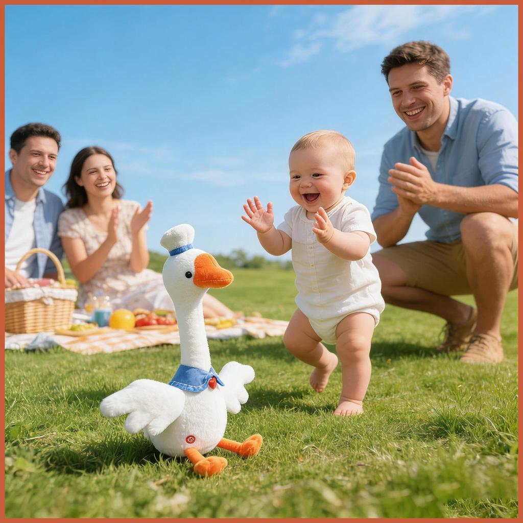 ตุ๊กตาสัตว์ 34 ซม.ชาร์จ Mimiking ทําซ้ํา What You Say Recording Decor ตุ๊กตาสัตว์สําหรับ lameintmy