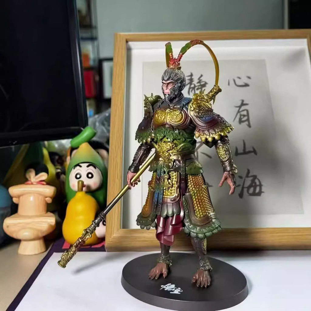 Spot Goods#Golden Cudgel Wukong Mythical Game Movable Armored Battle Buddha Sun Wukong Game Peripher
