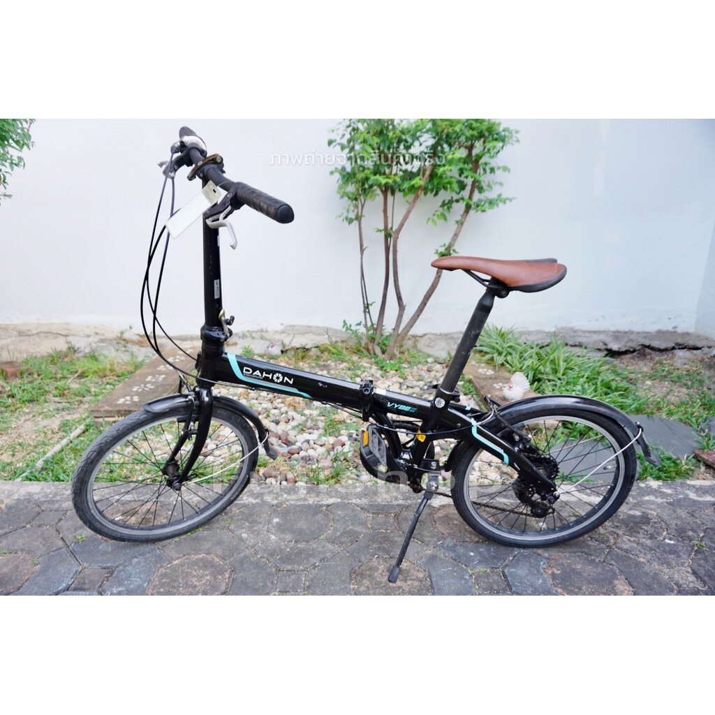 จักรยานพับได้ญี่ปุ่น - ล้อ 20 นิ้ว - เกียร์ 7 สปีด - อลูมิเนียม - Dahon Vybe D7 - สีดำ [จักรยานมือสอ