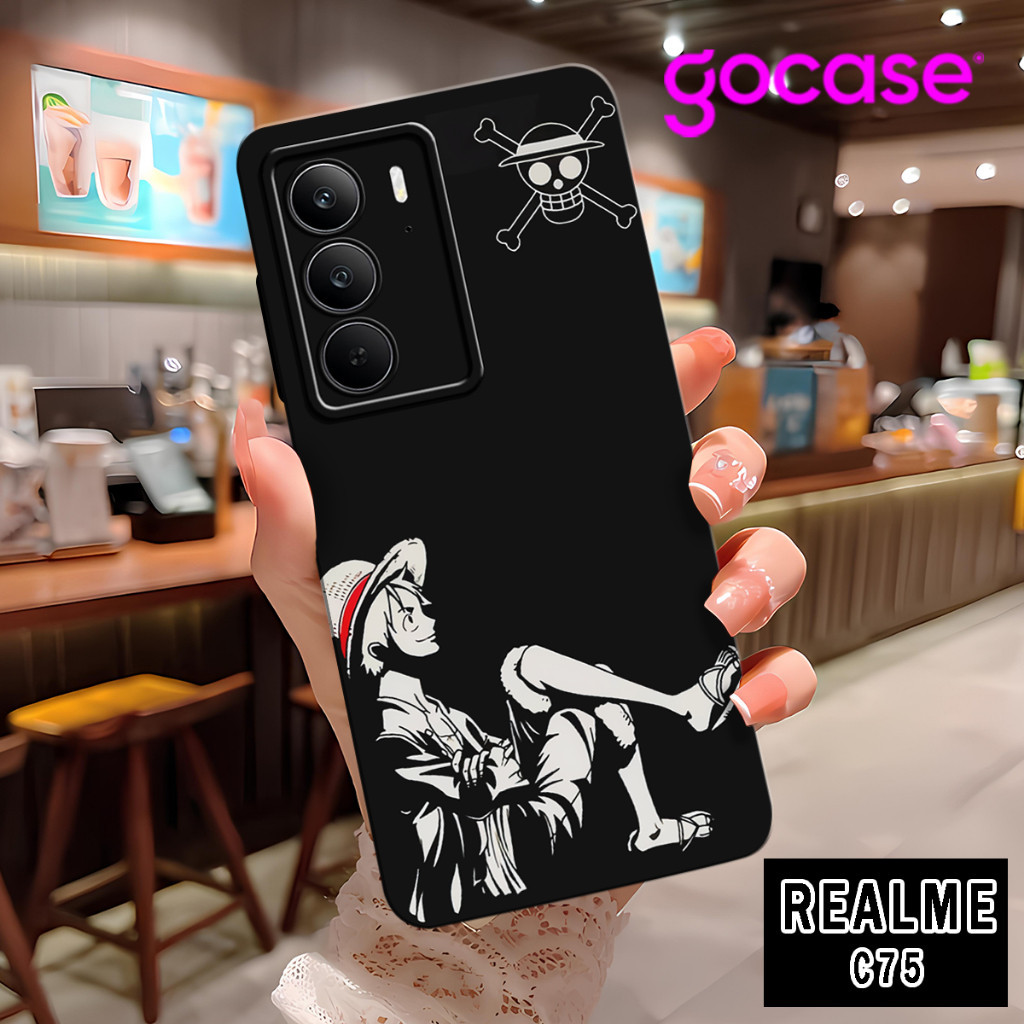 ( ASS 7 ) ยางยืดหยุ่น Softcase สําหรับ realme c75 ล่าสุด 2024 l Pro Camera l ปลอกล่าสุด l เคสสําหรับ