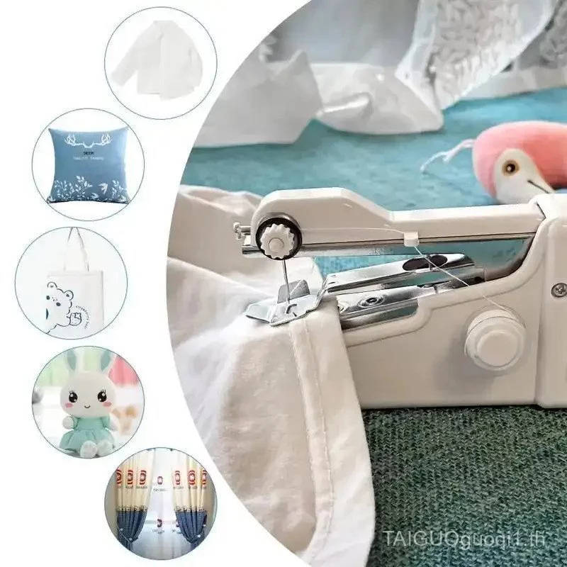 Mini Handheld Sewing Machine Portable Electric Stitcher thumbnail 5