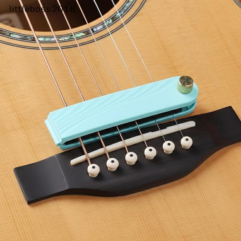 Littleboss2018 ปฏิบัติกีตาร์ Silencer Mute Pad String Guard Non-disturbing กีตาร์แบบพกพา String Prot