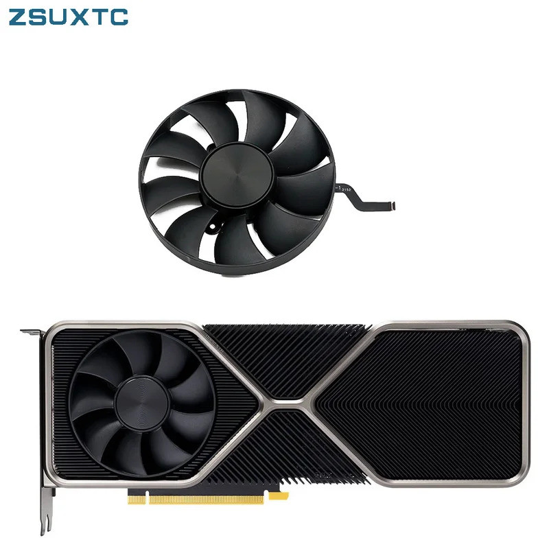 HL ใหม่ DAPC0815B2UP003 85 มม.12V 0.6AMP สําหรับ NVIDIA RTX 3080Ti FE ผู้ก่อตั้ง Edition GeForce กรา